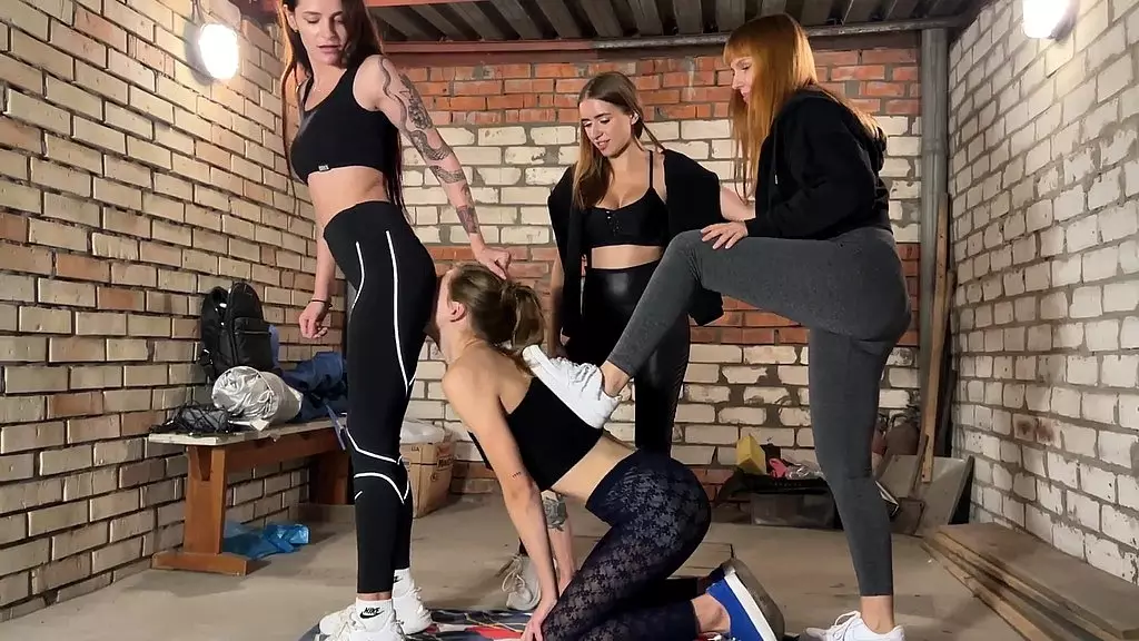 dirty ass worship and leggings fetish group lesbian domination