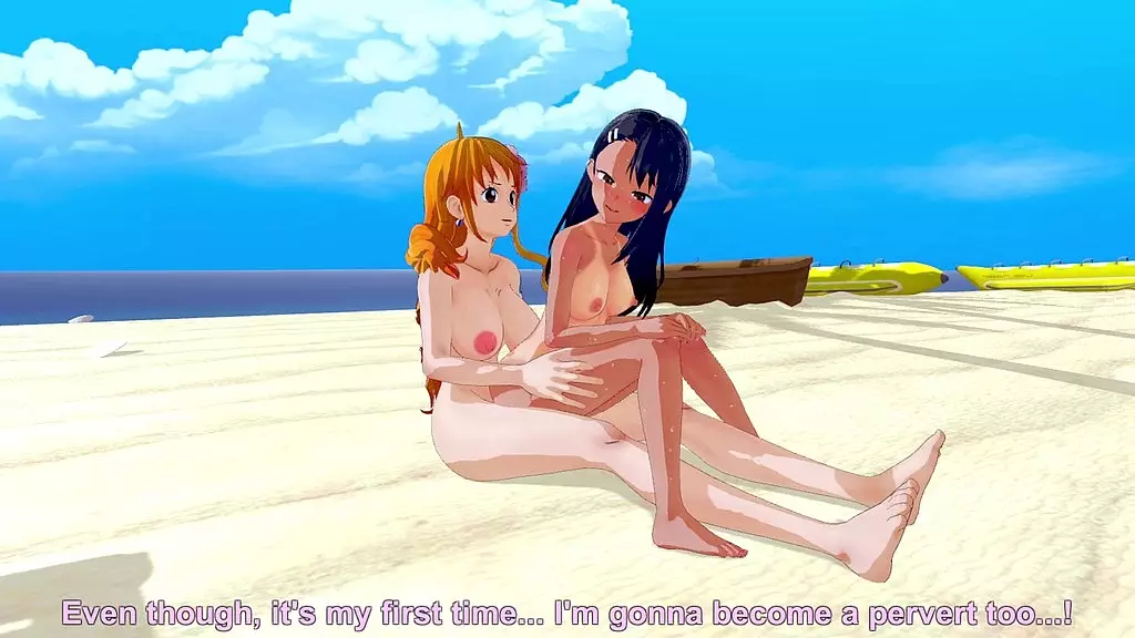 nami and nagatoro sex animation 3d