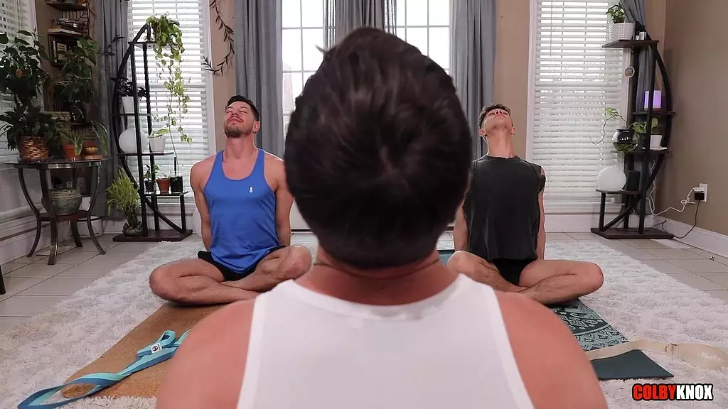 stealth fucking behind the yoga instructor with jordan starr and benvi bareback