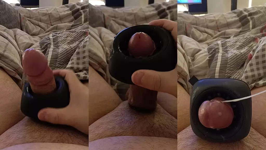 vibration toy and cockring cumshot