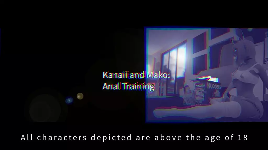 kanaii and mako: anal training