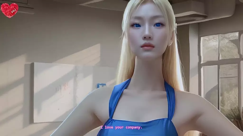 blonde asian perfecr doll body joi - animated - ai