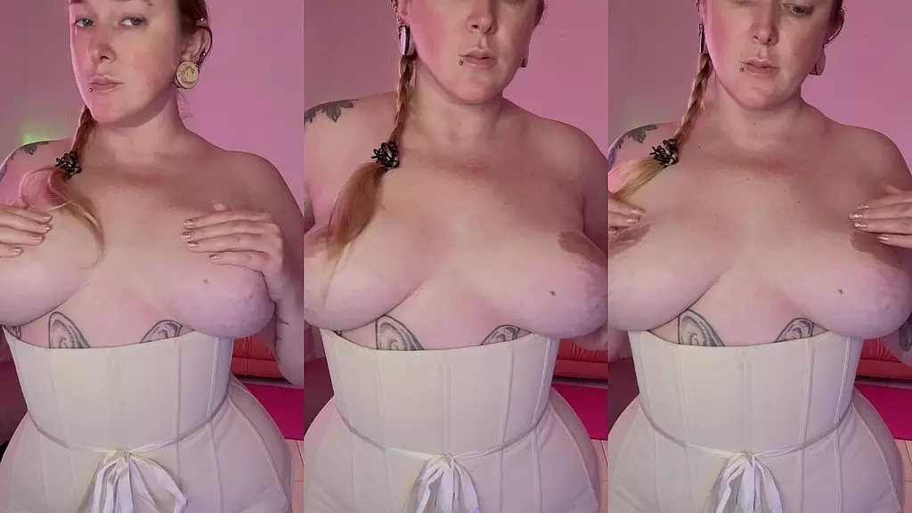 big boobs and corset