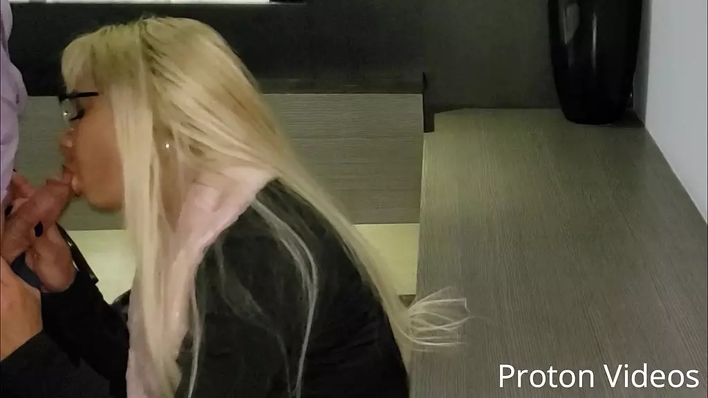 fucking the blonde in the office during interview