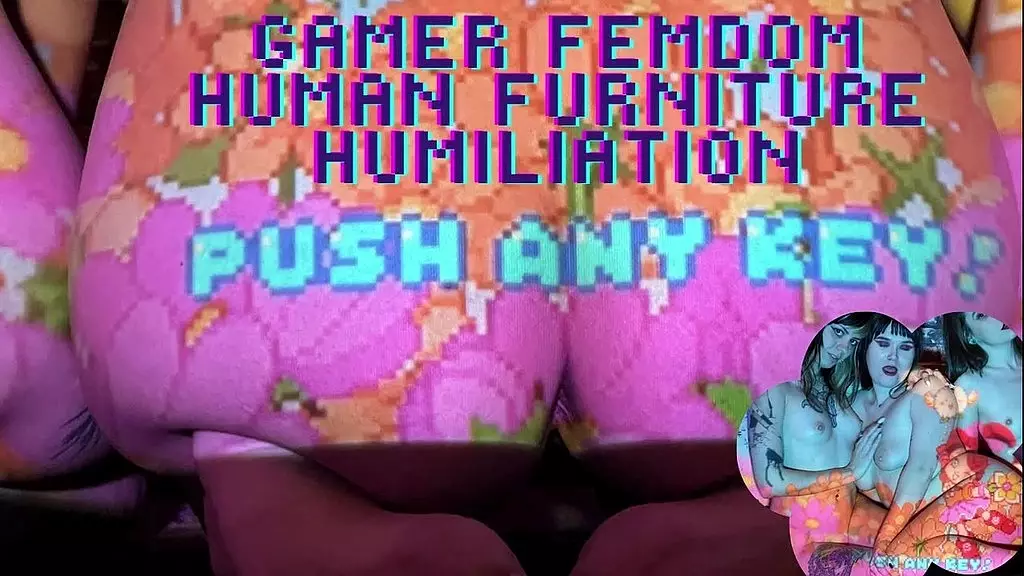 ziva fey - gamer femdom human furniture humiliation