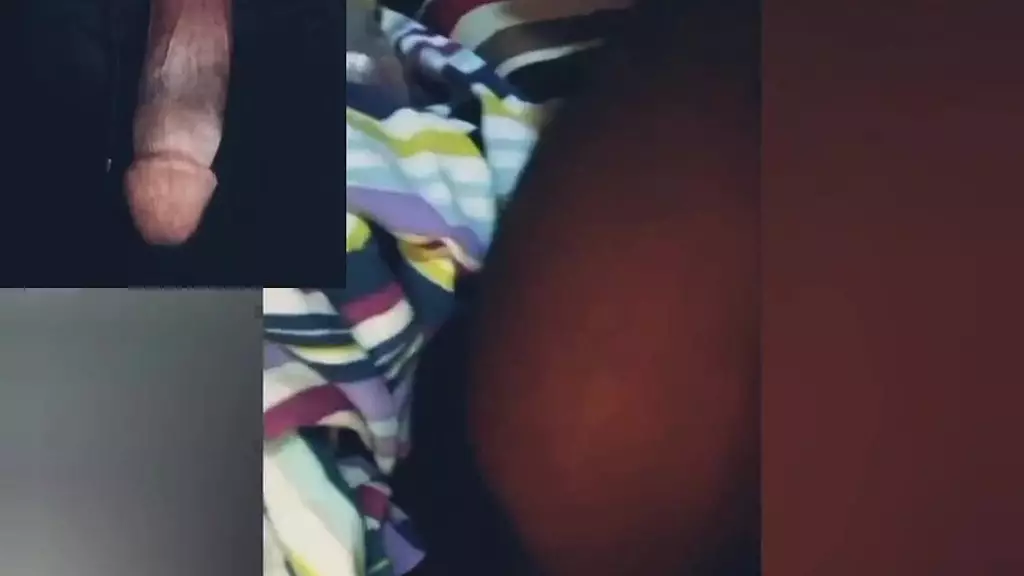 huge cumshot from my bbc on a live video with my horny slut girlfriend