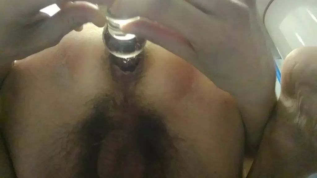two fingers, a 2-stage plug and a big plug in my ass – gape with four fingers