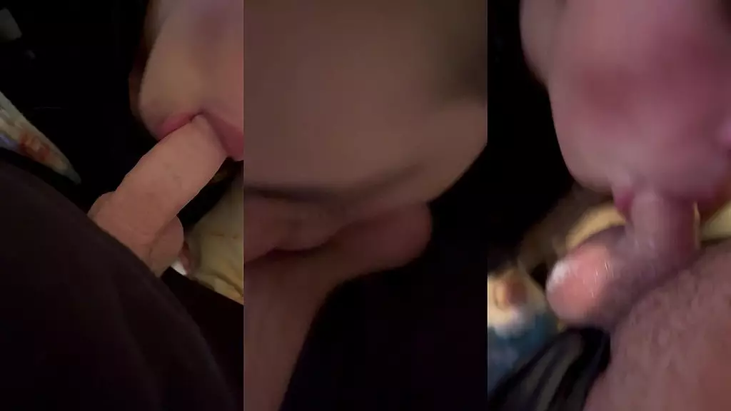extremely sloppy throatfuck after club