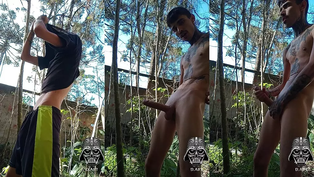 cumming in the public backyard full video