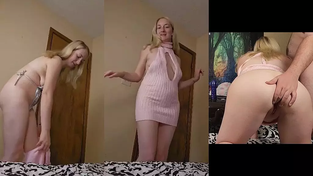 subscriber gift unwrap: slutty dress and steamy blowjob