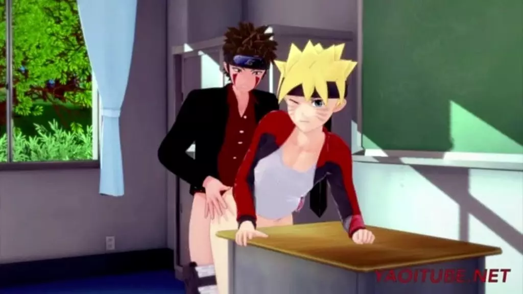 boruto yaoi - kiba inuzuka fode boruto uzumaki na sala de aula