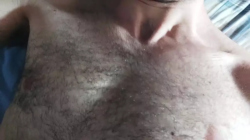 the hairy louis ferdinando masturbating on his bed (full video)