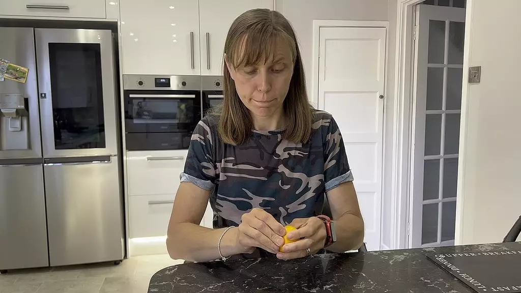 sexy orange eating