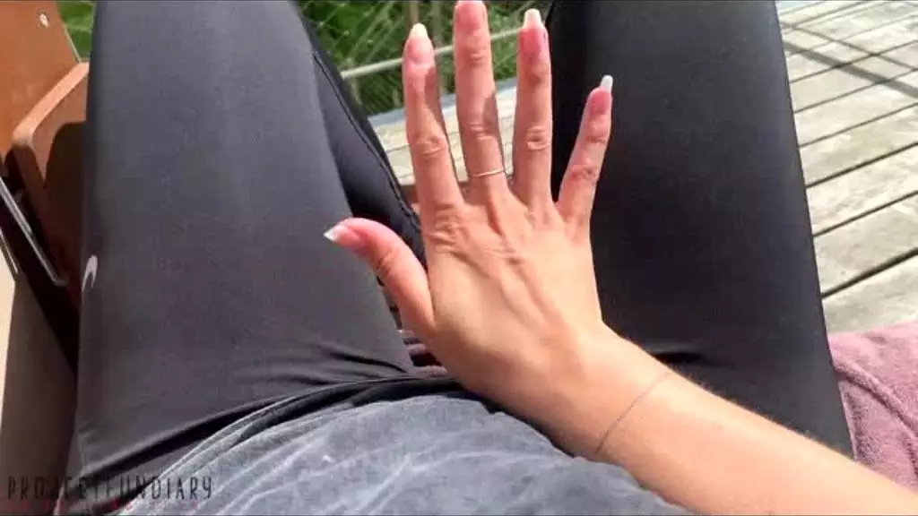 playing with natural nails