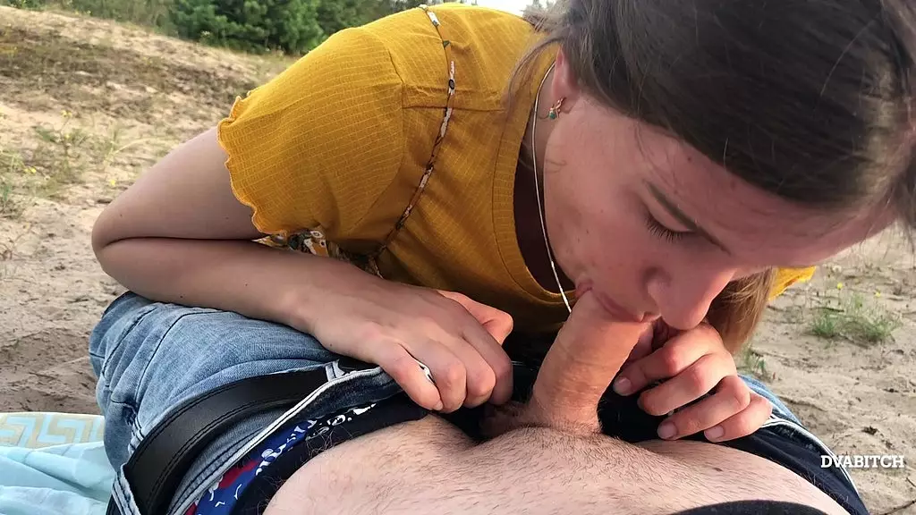 sucked dick at the public beach and got caught and interrupted