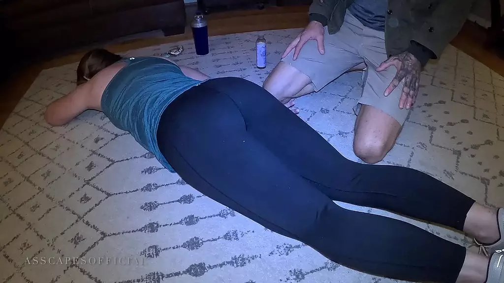 step sister s massage trick leads to pussy pounding