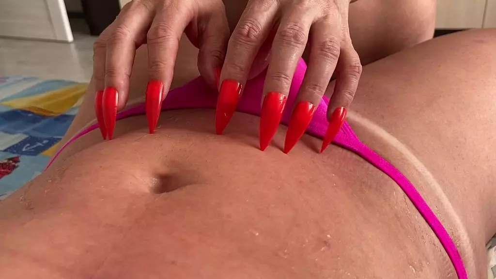 milf stepmom long nails sperm extraction man thong femdom asmr fetish .