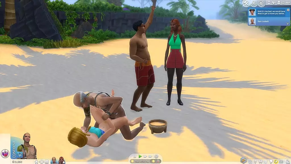 porn game group sex on the beach - no edit just play