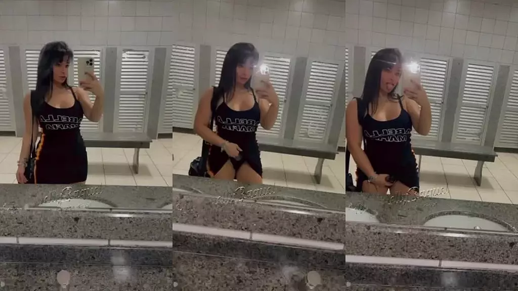 update #138 (december 18, 2022) flashing boobs in the mall restroom / mostrando os peitos no banheiro do shopping