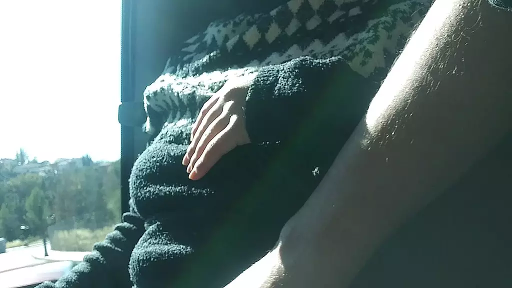 public bus tranger showme her tits and sucks