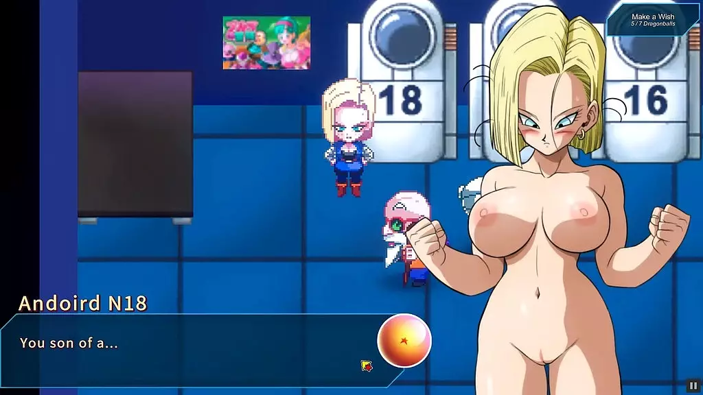 kame paradise 2 - let s play without comment [pornplay hentai game parody] ep.6 i creampie android 18 tight pussy