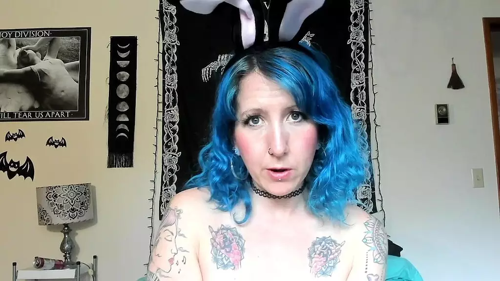 bunny bj  cum on my face  tattoo wet sloppy