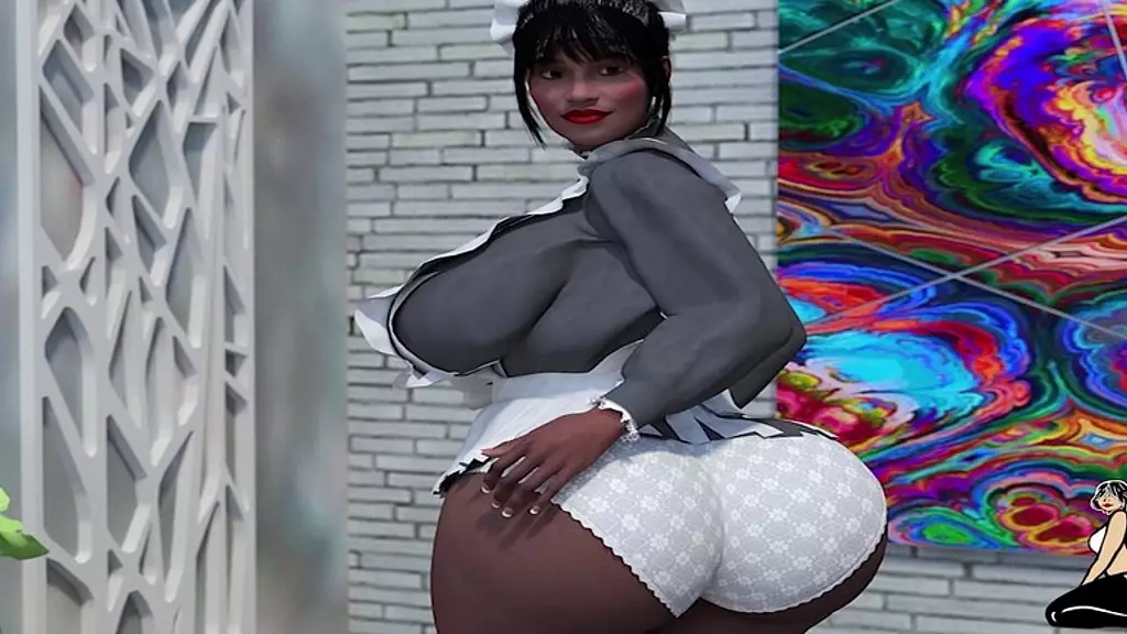 big booty ebony milf blackmailed to save her husbands job