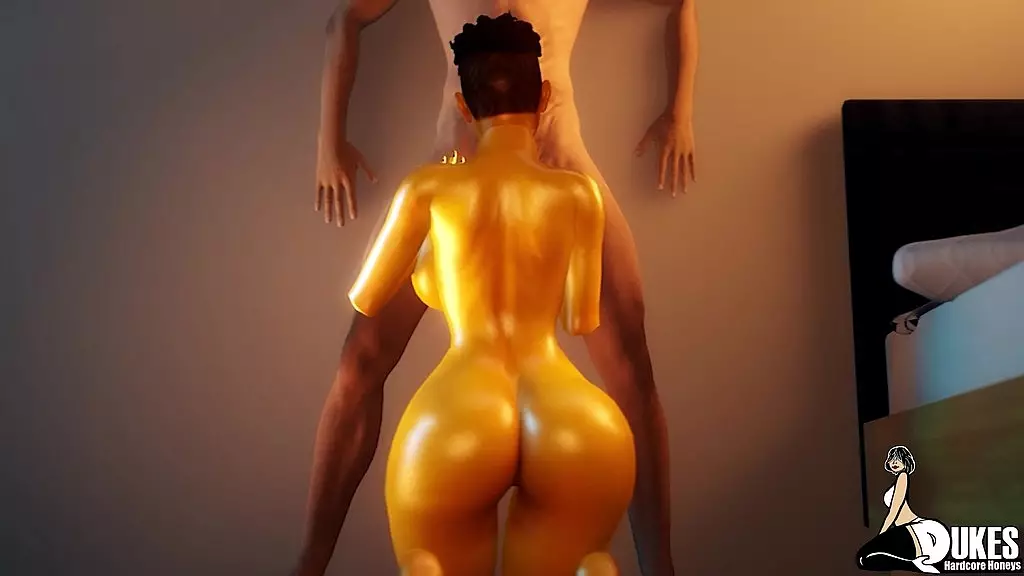 a golden succubus appears and fucks the first dick that she encounters