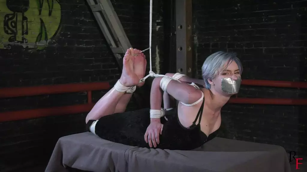 astrid. tight arched hogtie