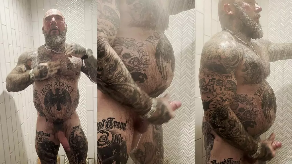 masculine jason masturbating in the shower 2022!