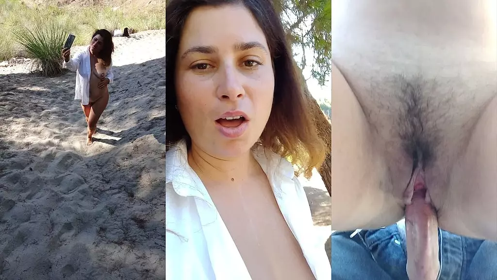 girl called her boyfriend & suddenly was fucked by a stranger in the wood!