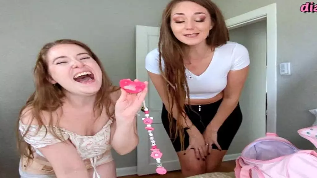 girls tease you during messy diaper change abdl