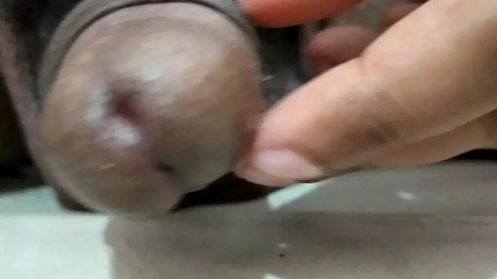 homemade big cock seems to be ready to fuck