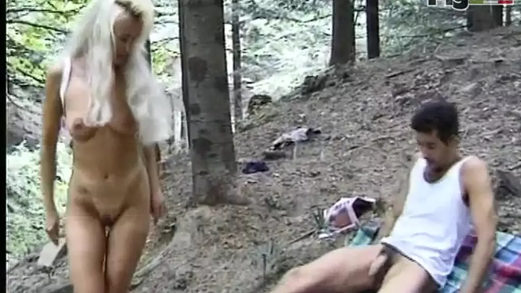 walking through the woods i found a cock that satisfies my hairy pussy as well as penetrating my tight ass