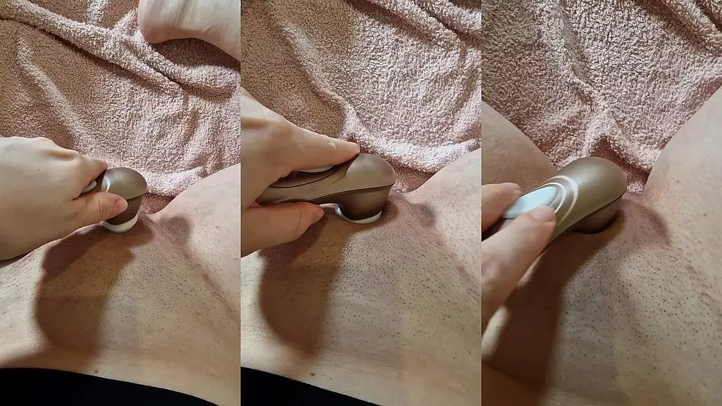 mind-blowing orgasm with my clit stimulator