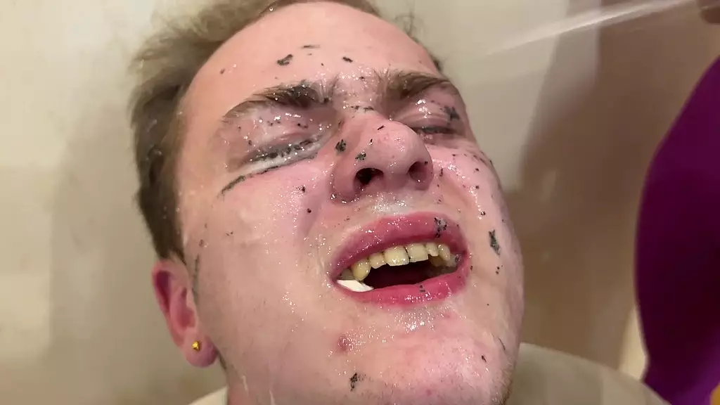 we ll turn his pathetic face into trash - hard spitting and human ashtray femdom with rough bitches