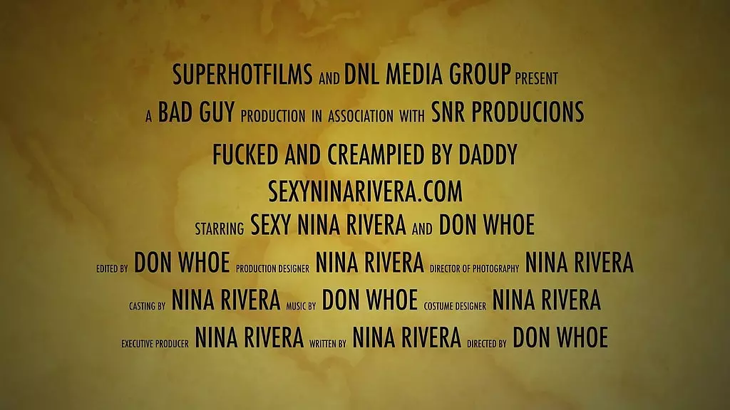 don whoe gives nina rivera a huge creampie super hot films don and nina