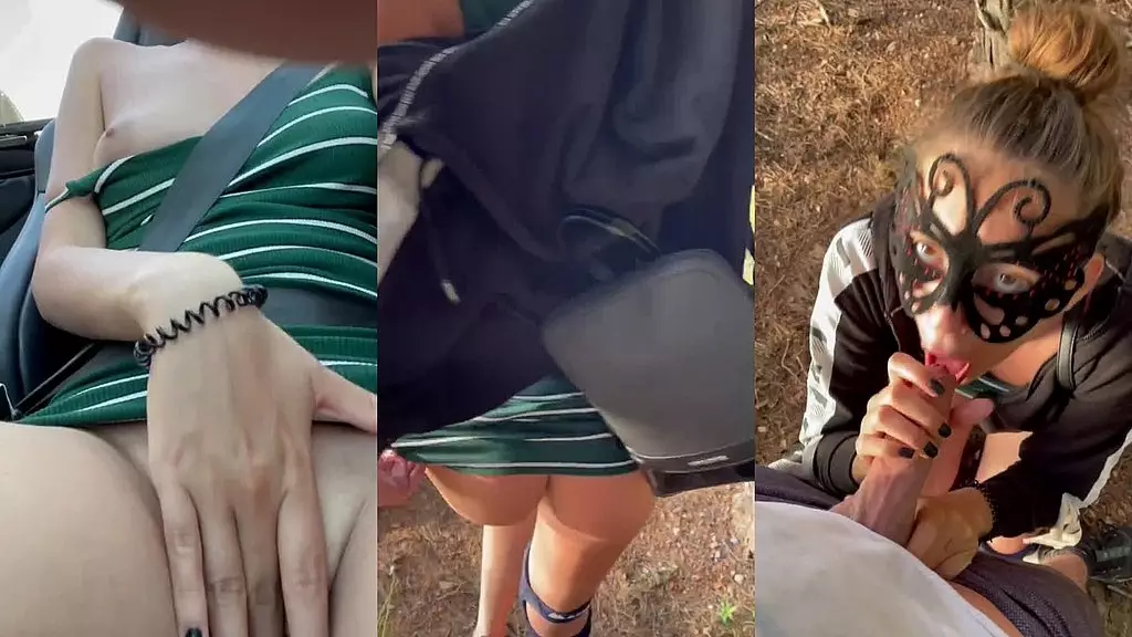 public flashing and risky outdoor sex